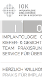 Mobile Screenshot of kiefer-gesichtschirurgie.info